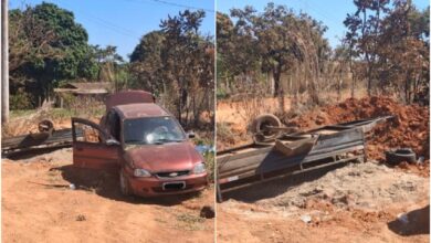 Acidente com carretinha desgovernada em Luziânia mata criança e fere duas mulheres