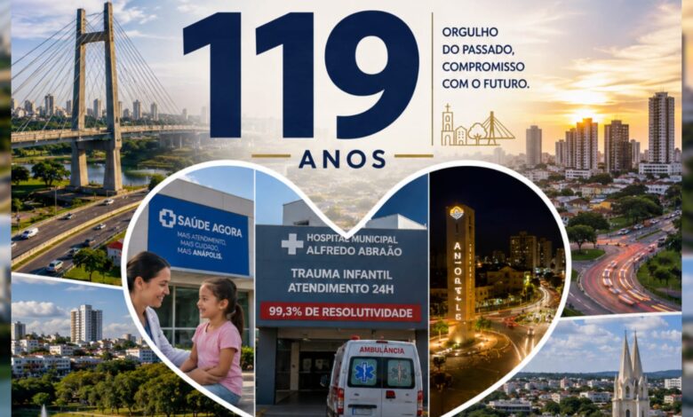 Anápolis celebra 119 anos com foco no futuro e investimentos em bem-estar