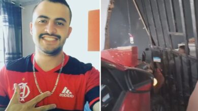 Cliente morre em Águas Lindas após carro invadir distribuidora de bebidas em pista molhada