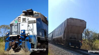 Ferrovia Norte-sul: a força das composições que cruzam o interior de Goiás
