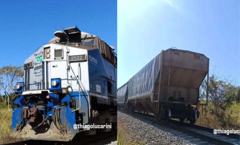 Ferrovia Norte-sul: a força das composições que cruzam o interior de Goiás