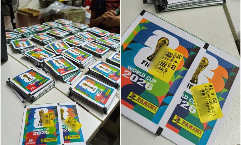 Procon apreende mais de 2 mil figurinhas falsificadas da Copa do Mundo em Goiânia