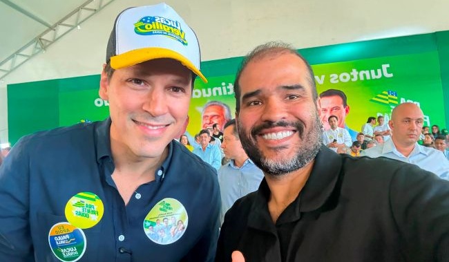 Em Trindade, Lucas Vergílio sela compromisso com Daniel Vilela e chapa Caiado
