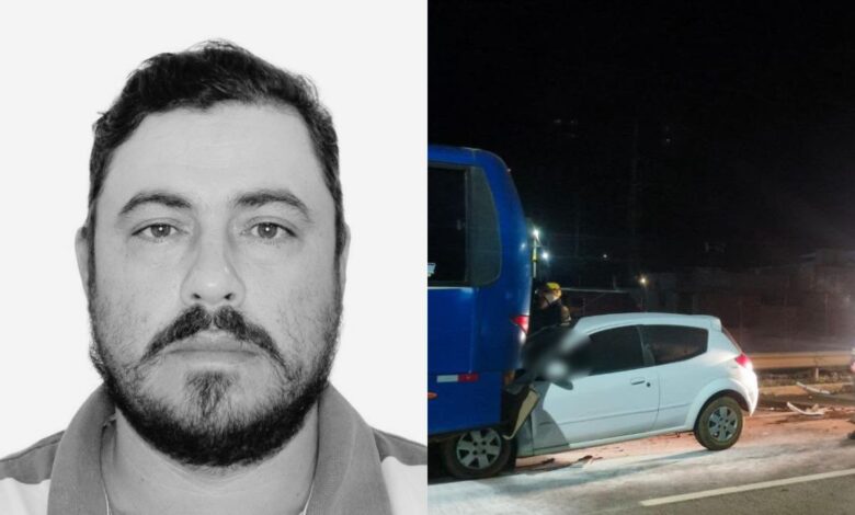 Motorista de 43 anos morre em colisão traseira com micro-ônibus na Br-153 em Anápolis