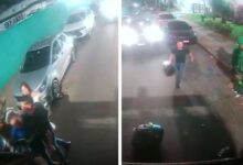 Vídeo flagra agressão contra gari durante jornada de trabalho em Goiânia