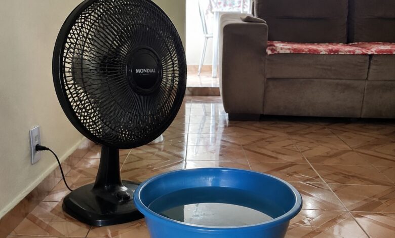 Ventilador com bacia de água: como funciona o truque para refrescar e quais os cuidados