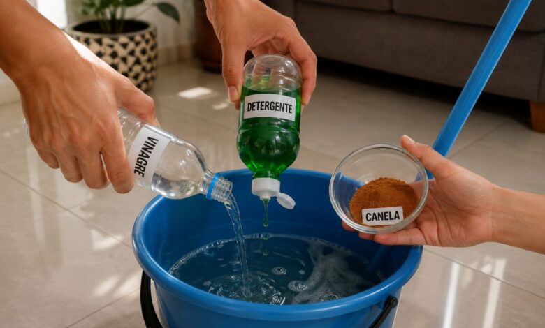 Limpeza doméstica: a mistura de vinagre, detergente e canela para eliminar o mau cheiro e a gordura