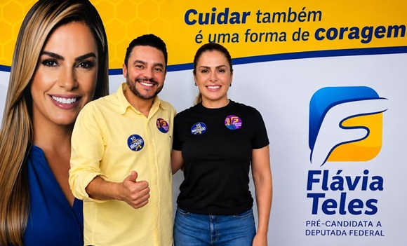 Aliança política: Flávia Teles e Zé Machado fortalecem projeto municipalista no Vale do São Patrício