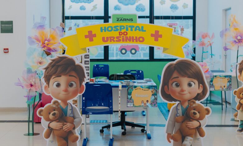 Iniciativa 'Hospital do Ursinho' transforma medo infantil de médicos em aprendizado e confiança