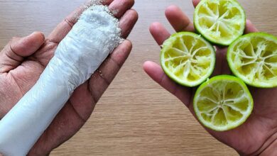 Mistura de casca de limão e bicarbonato: um aliado na limpeza doméstica
