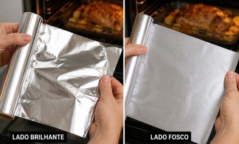 Papel-alumínio no forno: fabricantes desvendam o mistério do lado certo para cozinhar
