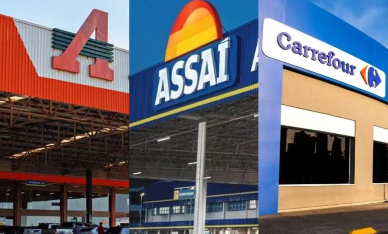Salários de atendentes no Atacadão, Assaí e Carrefour em 2026