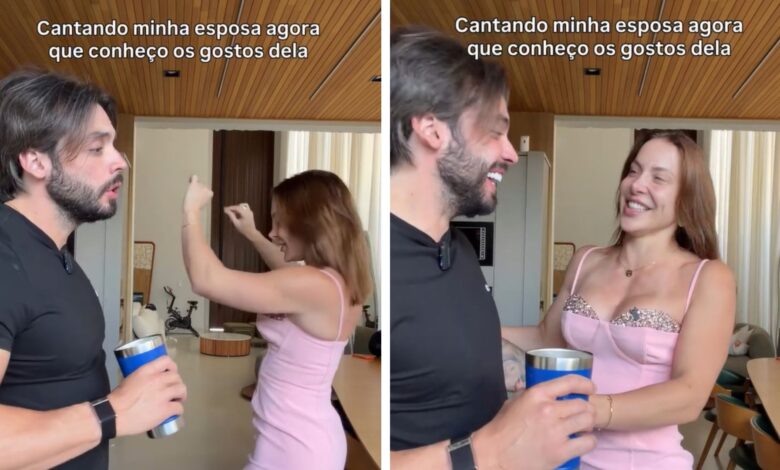Vídeo de influenciador com cantadas personalizadas para a esposa viraliza e diverte a internet