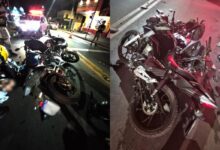 Acidente de moto em Anápolis: jovens ficam gravemente feridos em colisão frontal