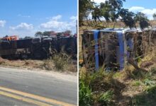 Acidente na Go-110 em Luziânia: tragédia com ônibus e caminhão deixa oito mortos