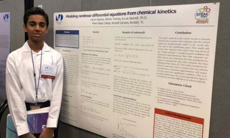 Aos 18 anos, Nathan Thomas quebra recorde secular e se torna o professor universitário mais jovem