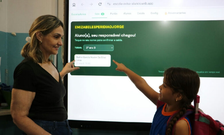 Aplicativo criado por mãe transforma a logística de saída de alunos em escola de Goiânia