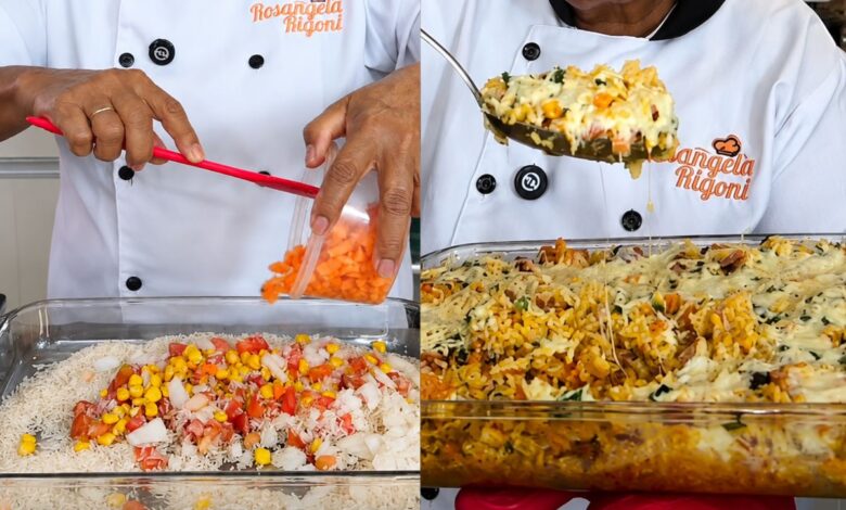 Arroz de preguiçoso: a solução rápida para uma refeição saborosa e sem louça acumulada