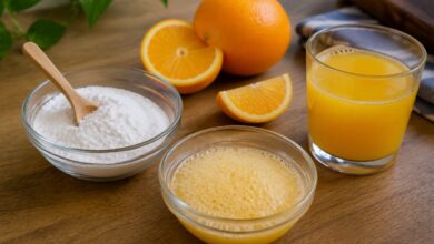 Bicarbonato de sódio e suco de laranja: a verdade sobre a mistura na limpeza doméstica