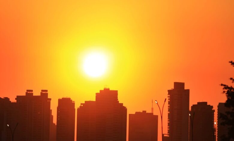 Bloqueio atmosférico eleva temperaturas em Goiás, com previsão de 39°C e umidade 'desértica'