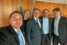Bolsonaro solicita ao STF autorização para receber filhos no Dia dos Pais