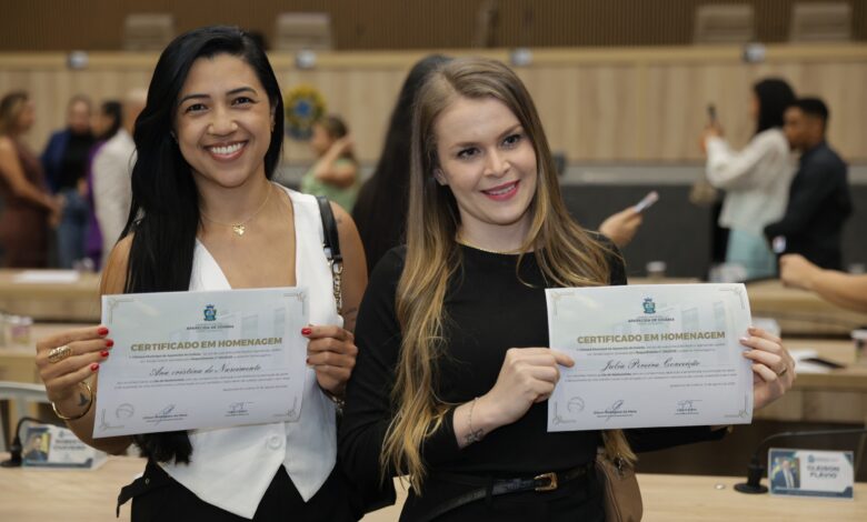 Câmara de Aparecida de Goiânia homenageia nutricionistas em sessão solene