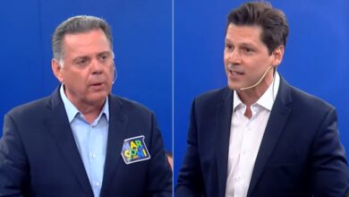 Confronto em debate: Daniel Vilela questiona Marconi Perillo sobre R$ 15 milhões do Banco Master