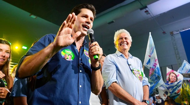 Daniel Vilela lidera corrida eleitoral em Goiás com 45% das intenções de voto