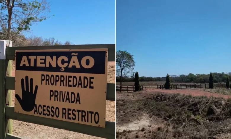 Fã visita nova fazenda de Leonardo e brinca com simplicidade da entrada