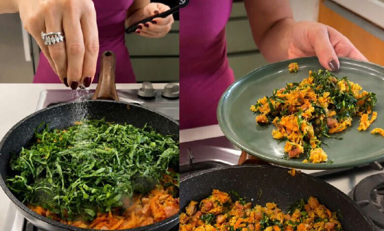 Farofa de bacon e calabresa: aprenda a preparar o acompanhamento prático e crocante