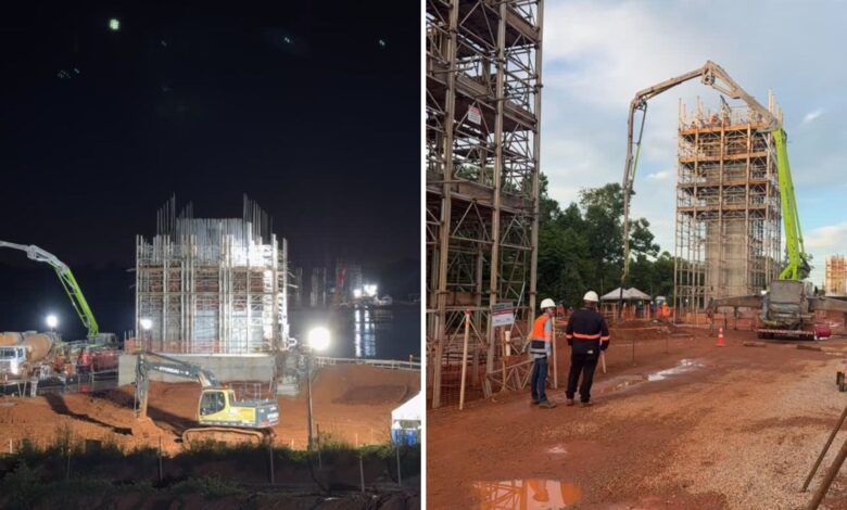 Ferrovia de Integração Centro-oeste avança com construção de ponte sobre o Rio Araguaia