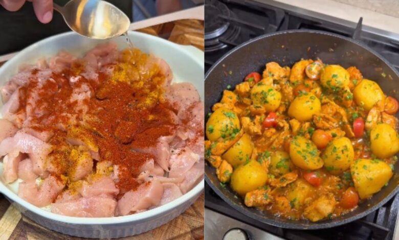Frango com batatas e molho encorpado: a receita que desbanca o bife grelhado no dia a dia