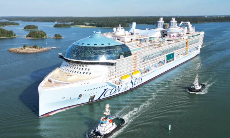 Icon of the Seas redefine a engenharia naval com dimensões colossais