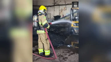 Incêndio em Formosa: bombeiros forçam entrada em galpão para combater chamas