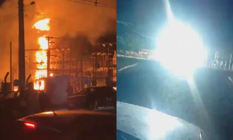 Incêndio em subestação de energia de Ipameri causa blecaute e susto em Goiás
