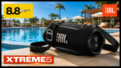 JBL Xtreme 5 entra em oferta com 54% de desconto no esquenta 8.8 do Mercado Livre
