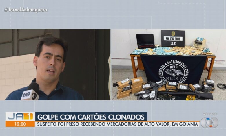 Jovem é preso em Goiânia por aplicar golpes com cartões clonados