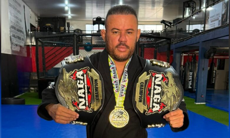Junior Magal, professor de Anápolis, alcança feito inédito com três títulos em torneio internacional de jiu-jítsu