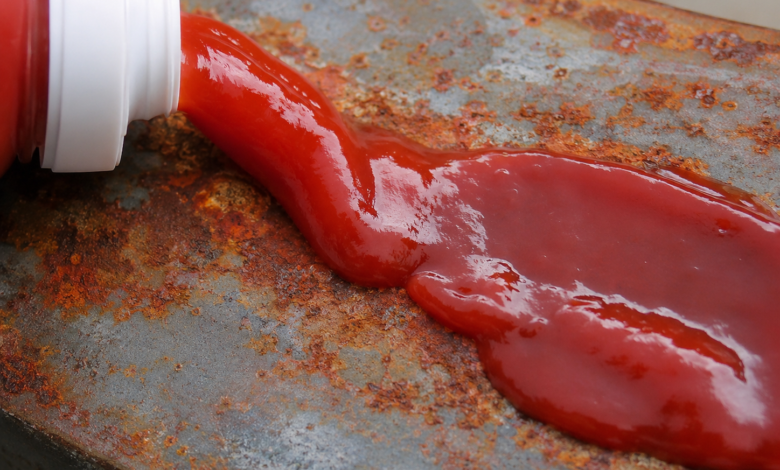 Ketchup contra a ferrugem: entenda a ciência por trás desse truque doméstico