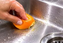 Limpeza da pia de inox: o truque natural com casca de laranja que surpreende
