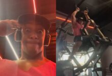 Lutador de jiu-jitsu passa por susto após máquina de academia tombar em Goiânia
