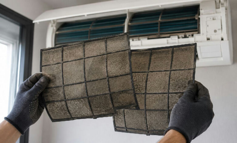 Manutenção de ar-condicionado: filtros sujos podem cortar eficiência pela metade, alerta especialista
