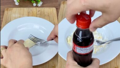 Mistura caseira com banana e refrigerante viraliza para limpeza de utensílios