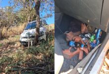 Motorista colide contra árvore no Morro da Capuava após ingerir bebida alcoólica
