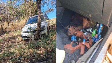 Motorista colide contra árvore no Morro da Capuava após ingerir bebida alcoólica