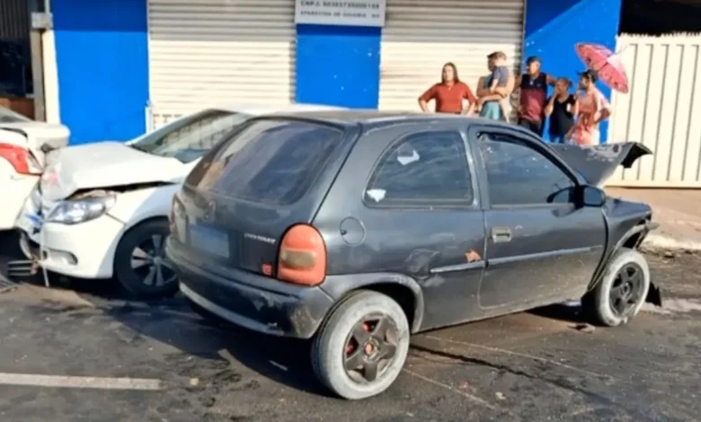 Motorista embriagado causa acidente e tenta burlar bafômetro em Aparecida de Goiânia