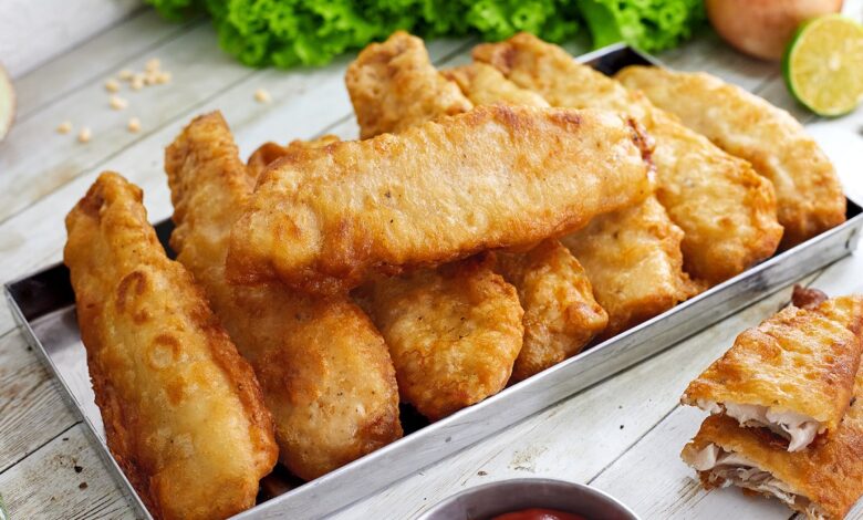 O segredo da farinha de grão-de-bico para um peixe frito perfeito