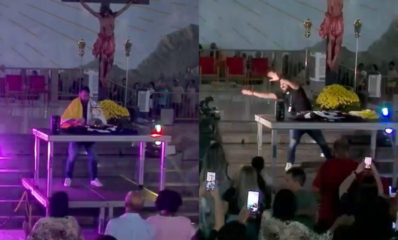 Padre DJ inova na evangelização e agita fiéis durante romaria em Goiás