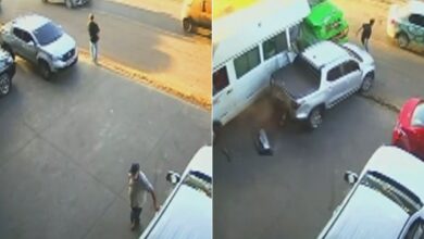 Pedestre escapa de atropelamento após caminhão desgovernado invadir loja em Itaberaí