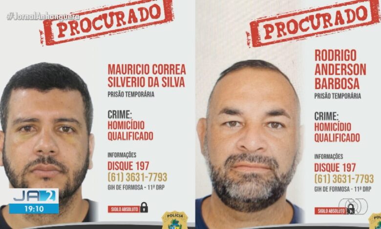 Polícia de Goiás busca dois homens por homicídio qualificado em Formosa